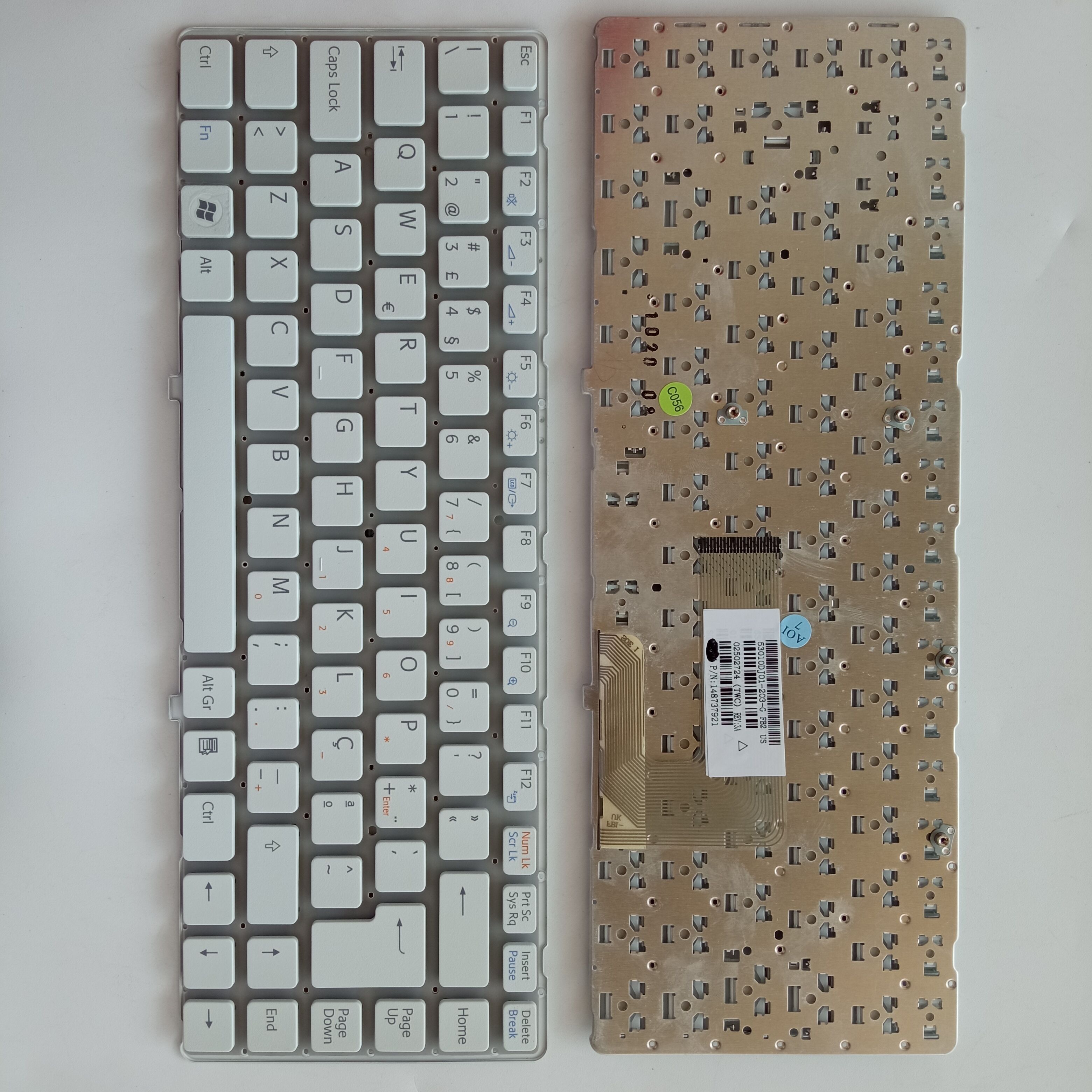 Picture of New Replacement Laptop Keyboard For SONY NW WHITE PO Layout